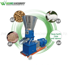 China weiwei mini animal poultry rabbit sinking fish shrimp feed pellet mill